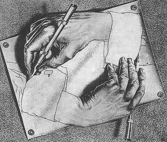 Мориц Эшер. Рисующие руки