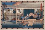 Андо Хиросигэ "Канадэхон Тюсингура" ("Сокровищница самурайской верности")  Акт 4