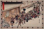 Андо Хиросигэ "Канадэхон Тюсингура" ("Сокровищница самурайской верности")  Акт 11. Сцена 2
